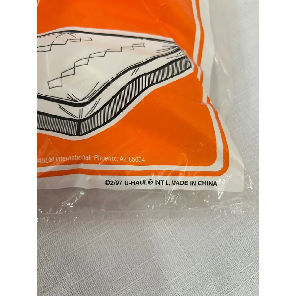 U-Haul 1997 vtg new Mattress Bag Full Size Heavy Duty Polyethylene Moving Cover